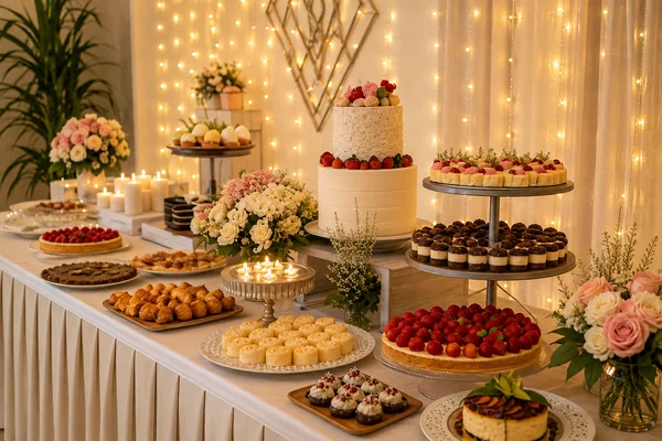 Cakes & Desserts Table