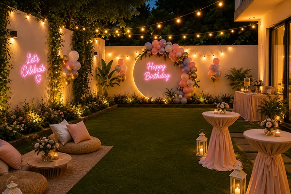 Customized Birthday Setup