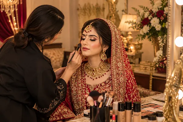 bride makeup